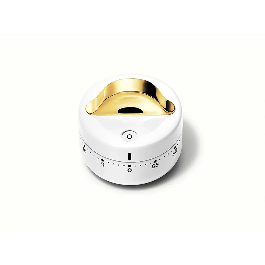 Caraway Mechanical Kitchen Timer - White