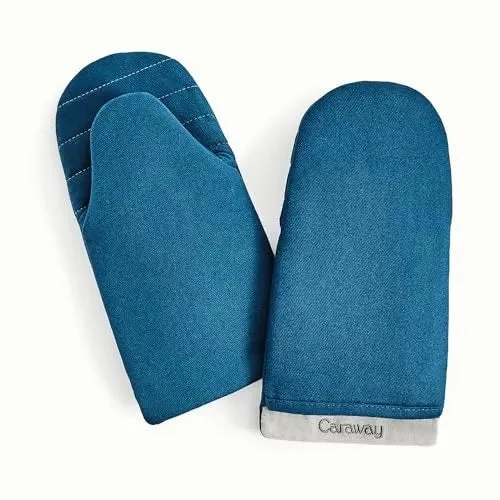 Caraway Oven Mitts - Navy Blue