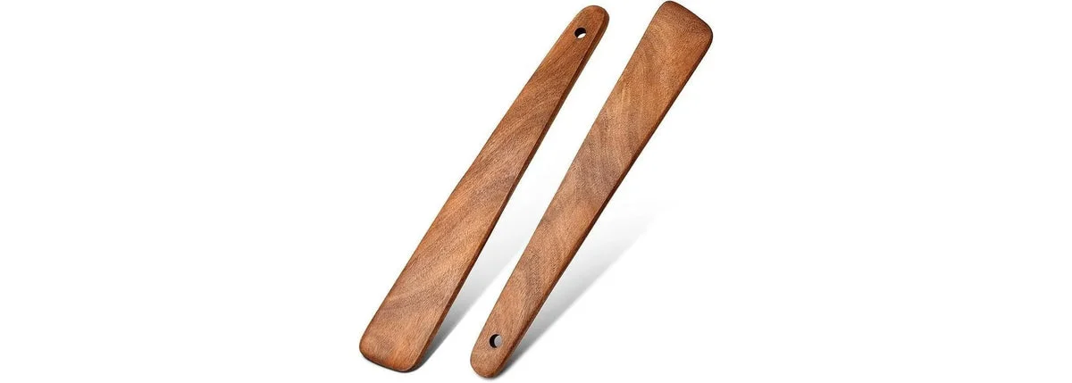 MAGNAWARE Wooden Turner Spatula Set - 12 Inch