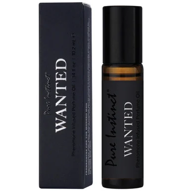 Pure Instinct Pheromone Perfume Oil Wanted 10ml 0.34oz - Adult Toys