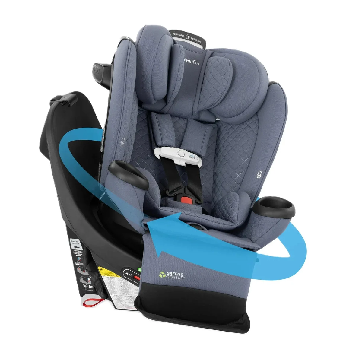 Evenflo All-in-One Rotational Car Seat - Flint