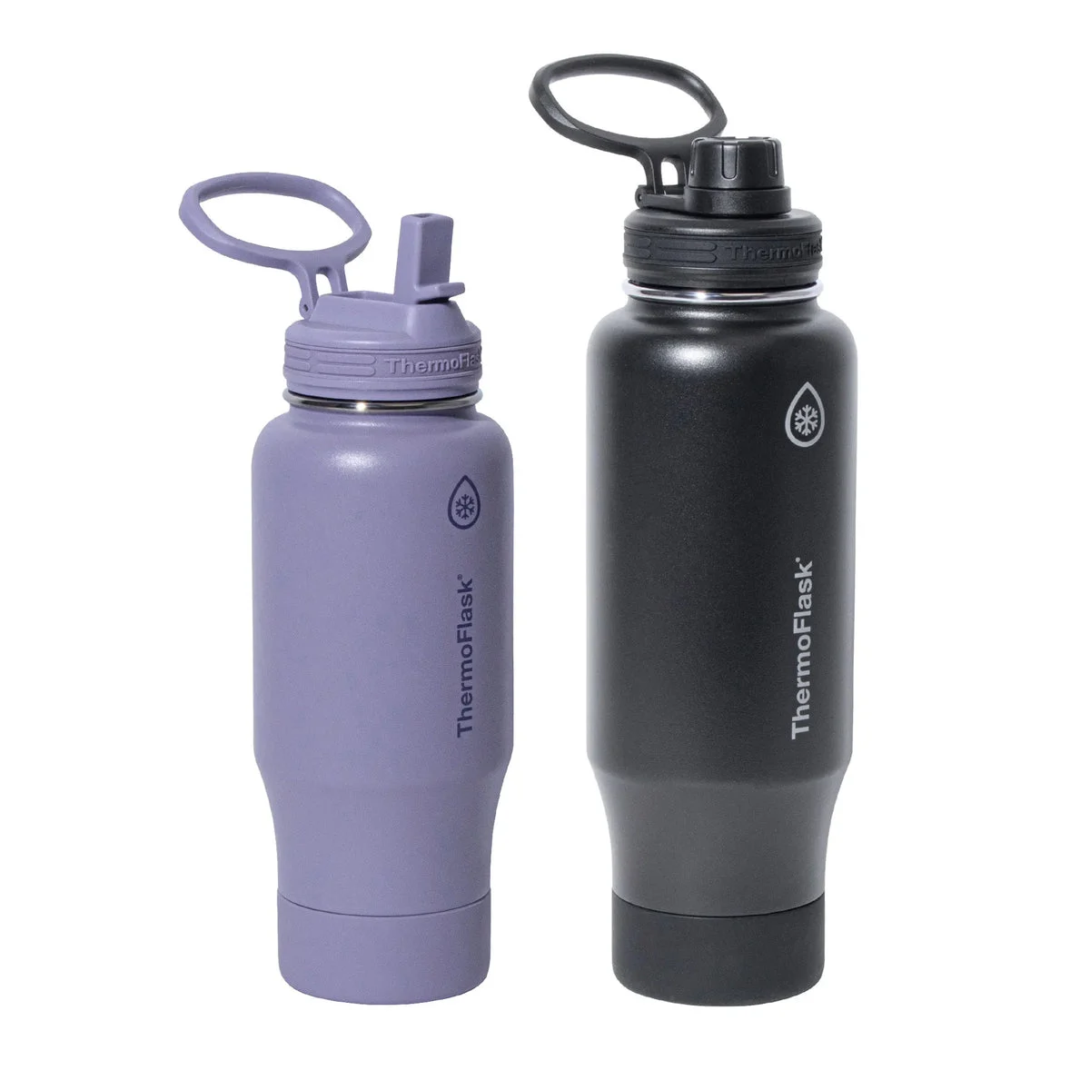 Thermoflask Vacuum Insulated Stainless Steel Water Bottle - Black