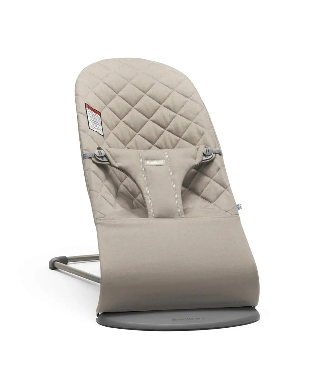 BabyBjörn Bouncer Bliss Cotton - Sand Gray