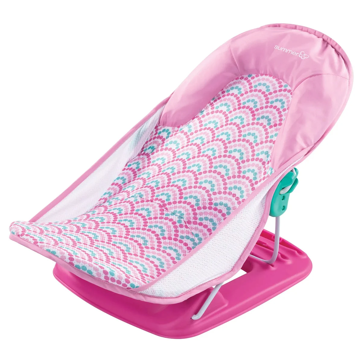 Summer Infant Deluxe Baby Bath Seat for Sink - Bubble Waves