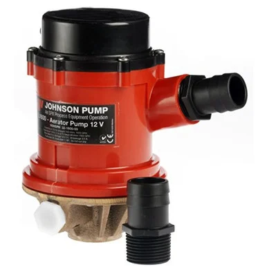 Johnson Pumps 16004B-24 Johnson Pump Pro Series 1600gph Tournament Livewell/baitwell Pump - 24v