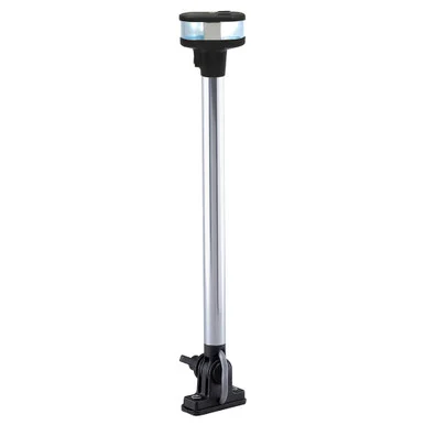 Perko 1684DP0CHR Folding Masthead Light Vertical Combo Mast/all-round 12-13/16" High Sail Or Power