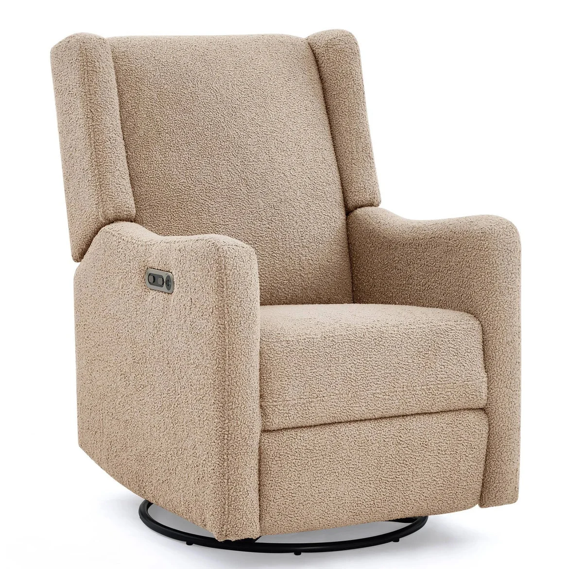 Delta Children Electronic Power Recliner and Swivel Glider - Sand