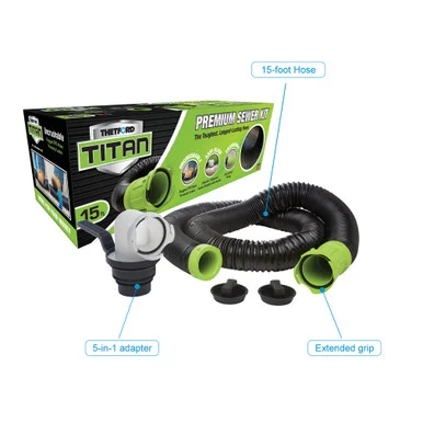 Thetford Marine 17858 Titan Sewer Kit 15' Bilingual
