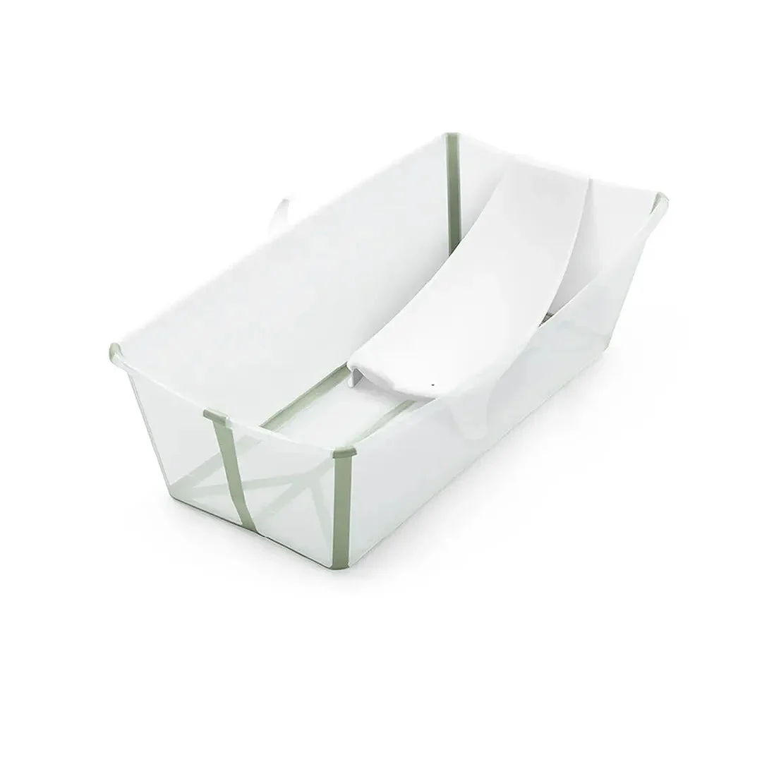 Stokke Flexi Bath X-Large Bundle - Transparent Green (See description)