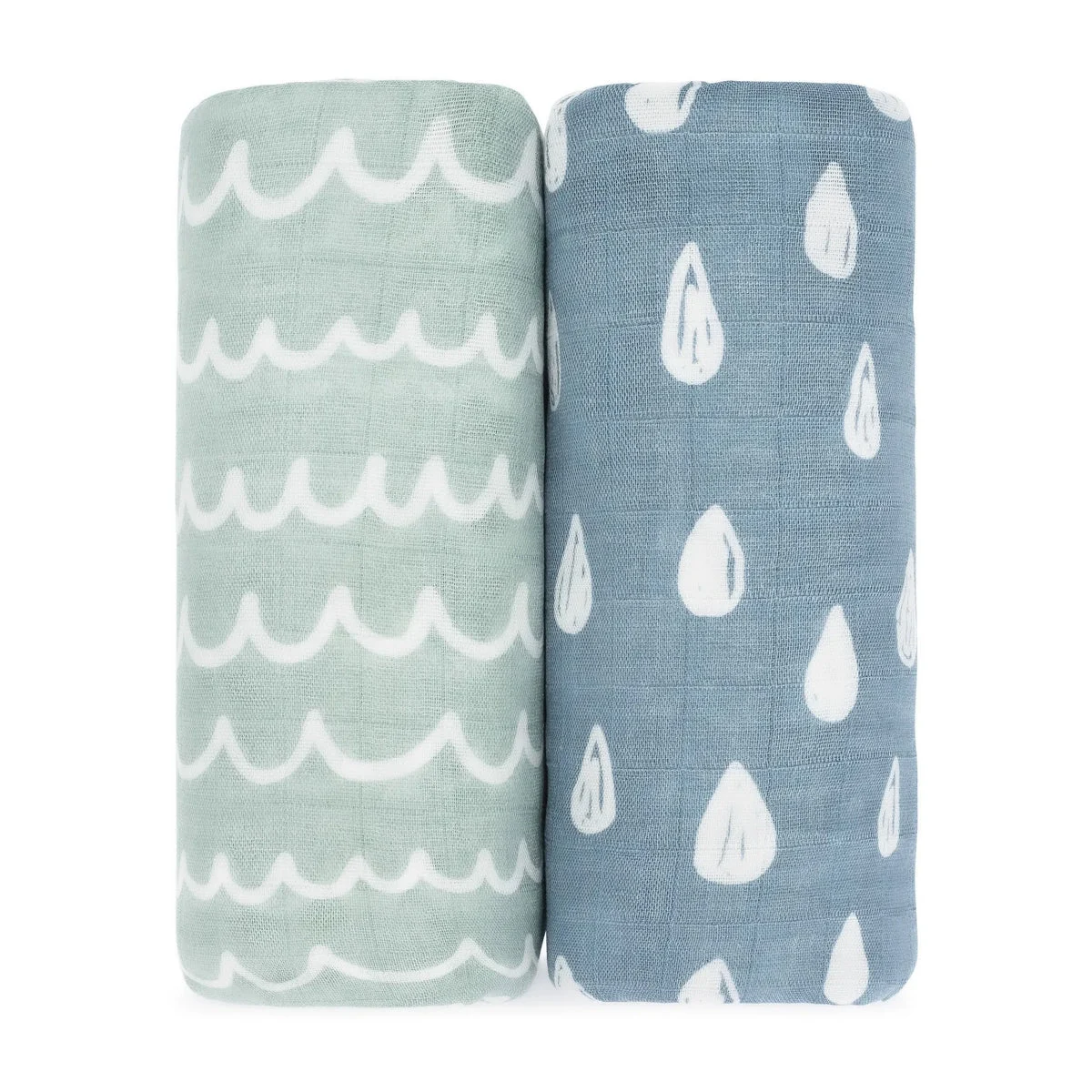 Comfy Cubs Muslin Swaddle Blankets - Pack of 2