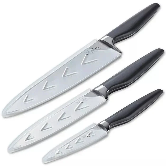 Ayesha Curry 3-Pc. Japanese Steel Cooking Knife Set