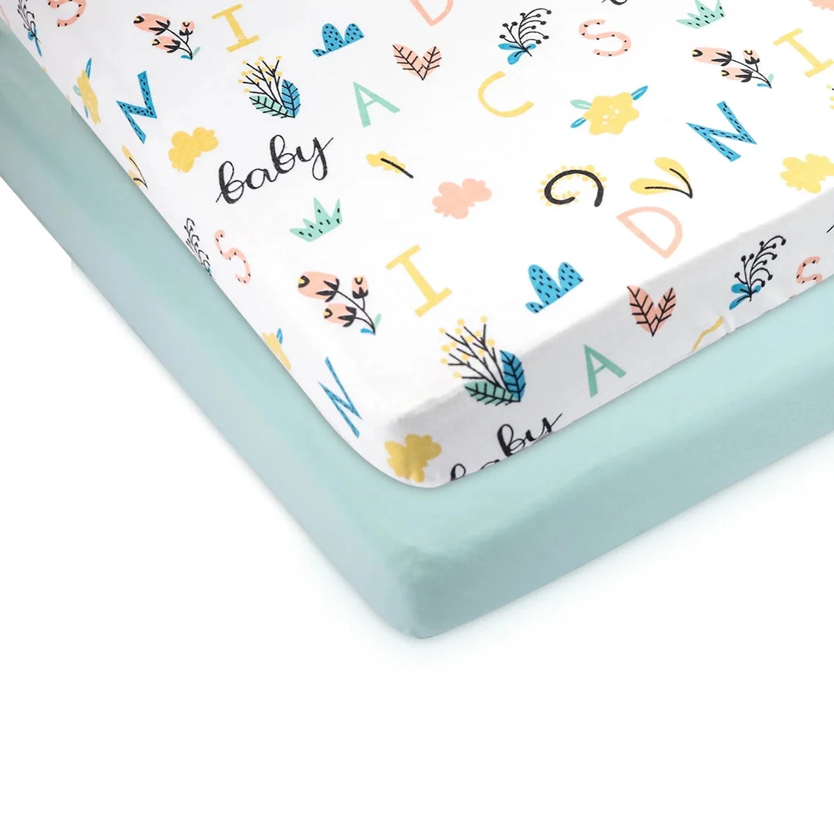 Bublo Baby Baby Pack and Play Fitted Sheet - Safari