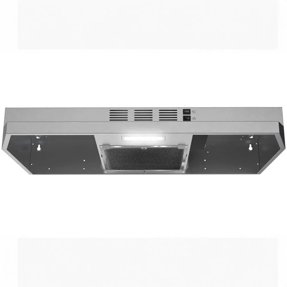 AKDY 30-in Stainless Steel Under Cabinet Range Hood with Charcoal Filter