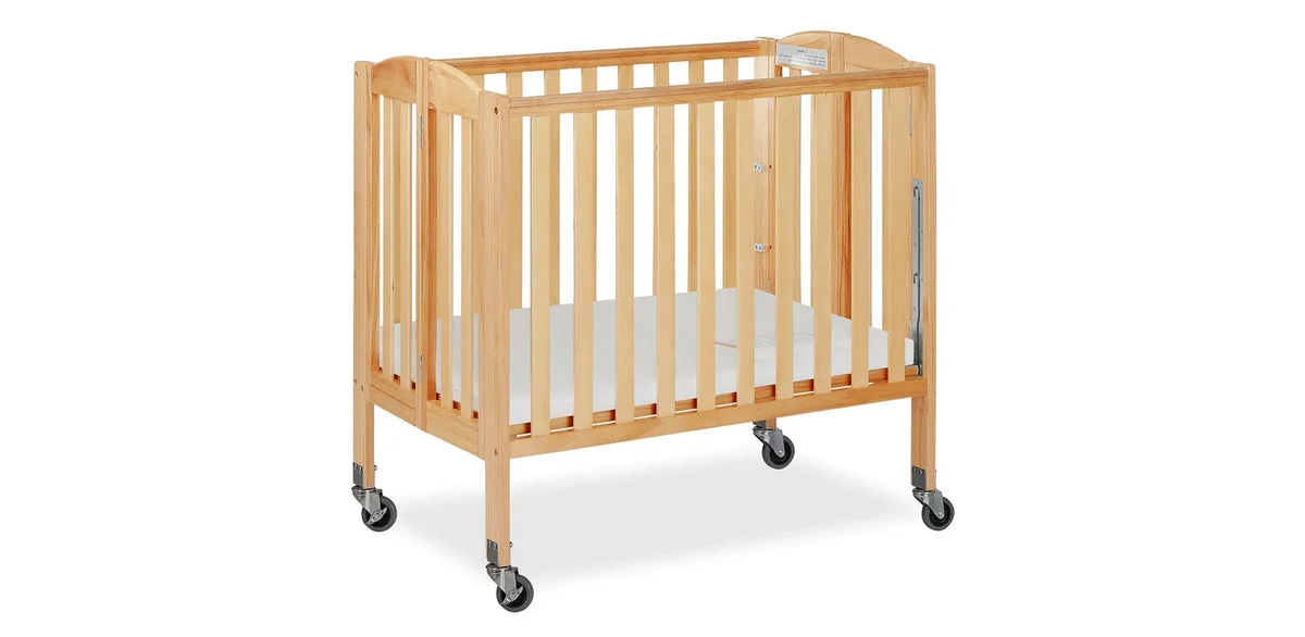 Dream On Me 3-in-1 Folding Portable Crib - Natural