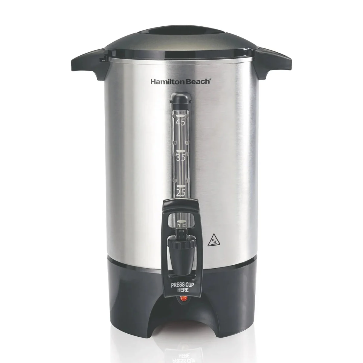 Hamilton Beach 45-Cup Coffee Urn and Hot Beverage Dispenser - Stainless Steel