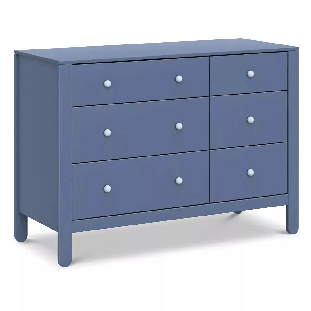 Carter's by Davinci Marisol 6-Drawer Dresser - Cove Blue/Powder Blue