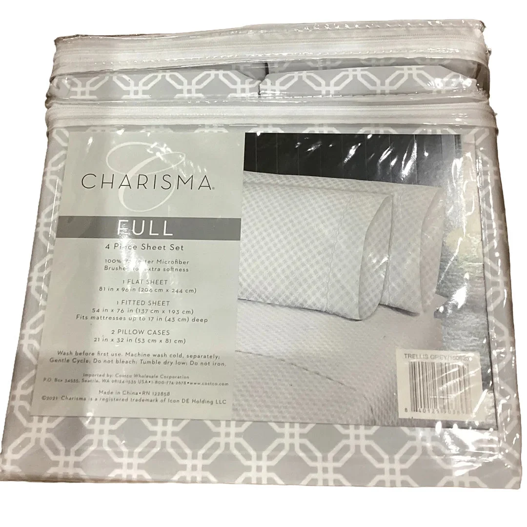 Charisma Full 4-Piece Cotton Sheet Set - King