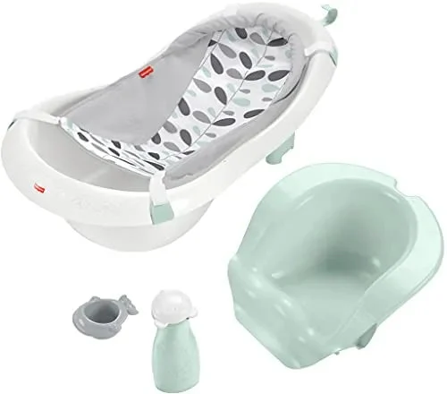 Fisher-Price 4-in-1 Sling N Seat Bath Tub Climbing Leaves (See Description)