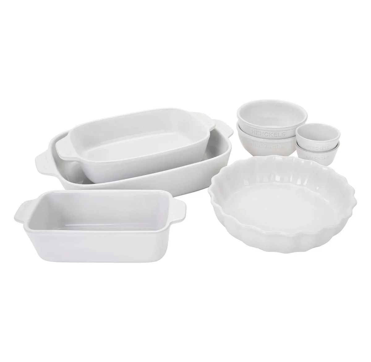 ZWILLING Henckels Cera 8-Piece Bakeware & Serving Set - White