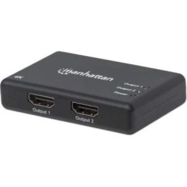 Manhattan HDMI Splitter 2-Port - 4K@30Hz- Displays outp (207669)