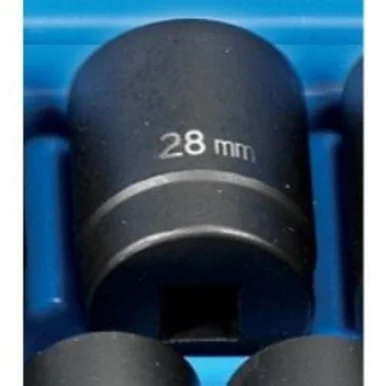 Grey Pneumatic 2128M 1/2" Drive X 28mm Standard - 12 Point Socket