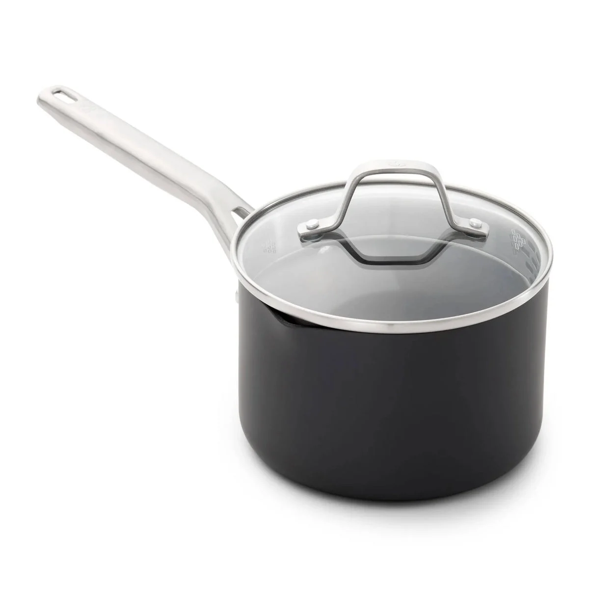 Calphalon 2.5qt Nonstick Hard Anodized Sauce Pan With Lid