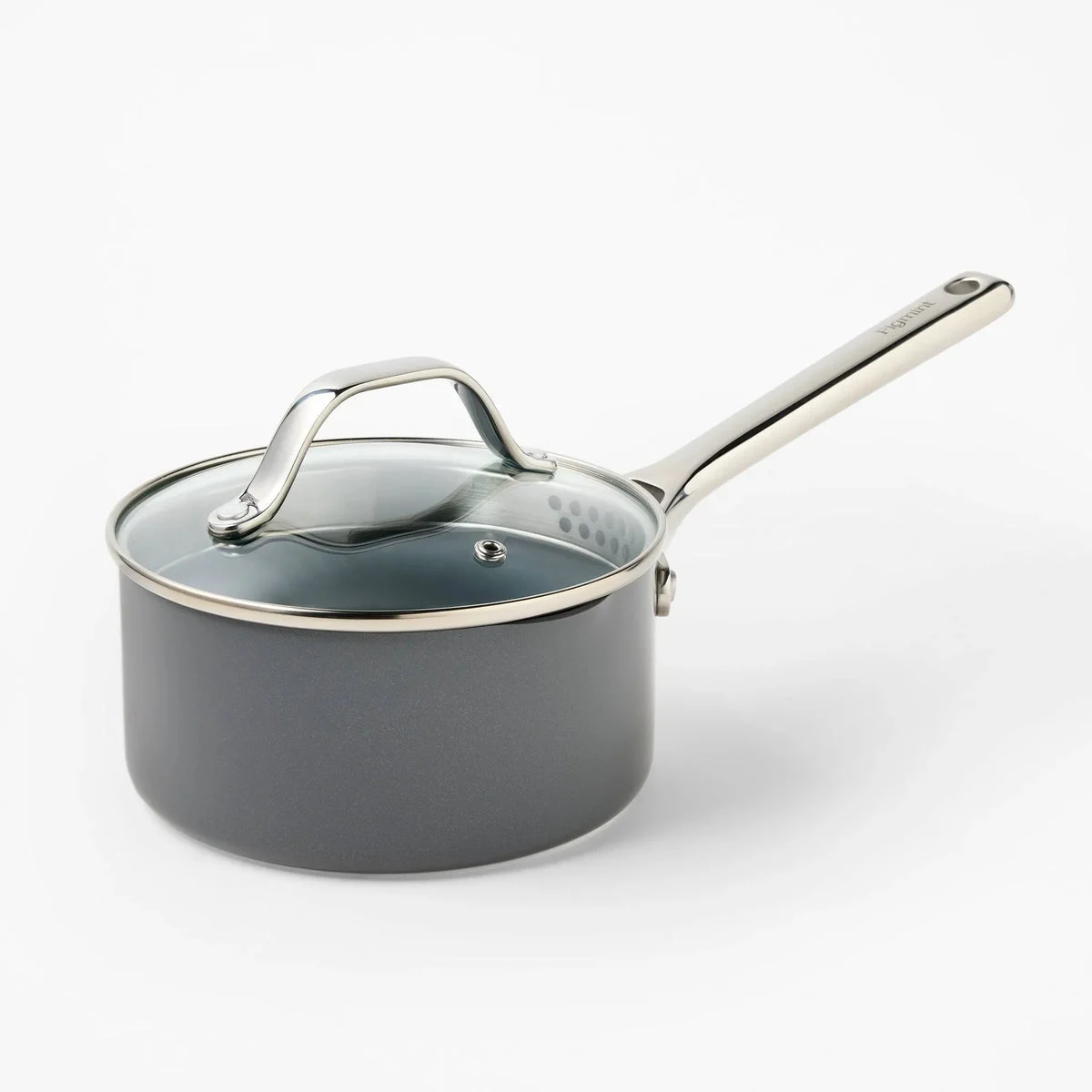 Figmint 1.5qt Nonstick Ceramic Coated Aluminum Sauce Pan