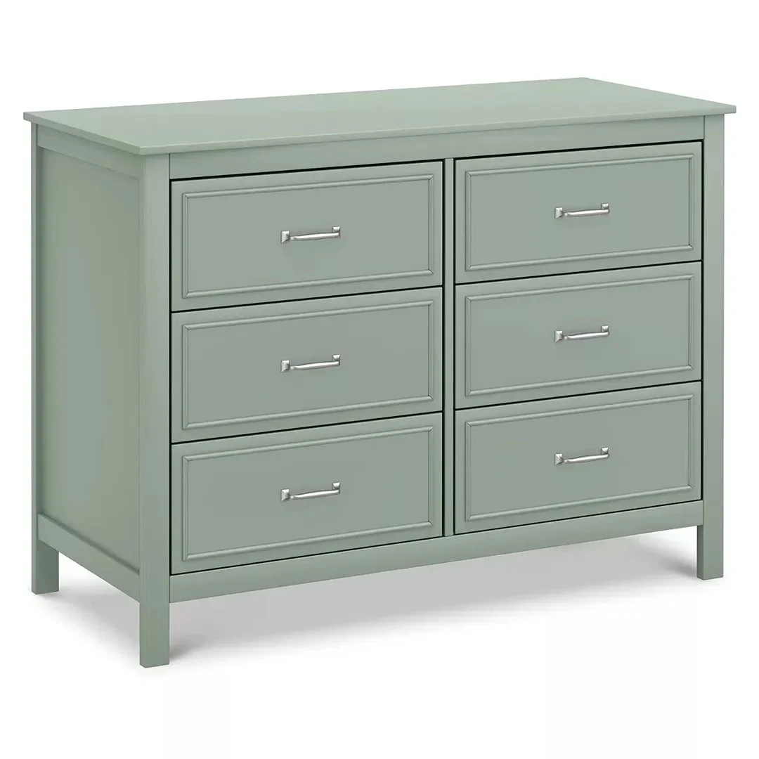 Davinci Charlie 6-Drawer Double Dresser - Light Sage