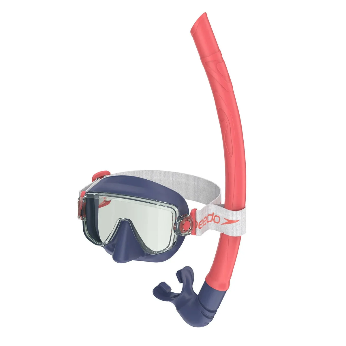 Speedo Junior Travel Mask and Snorkel Set - Blue