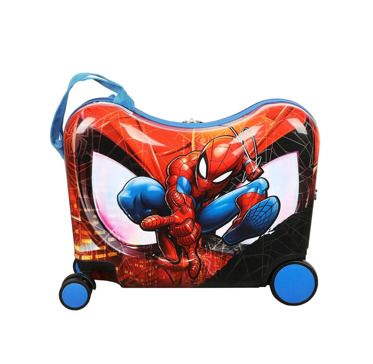 Spider-Man Carry On Spinner Hardside Ride On Suitcase - Red