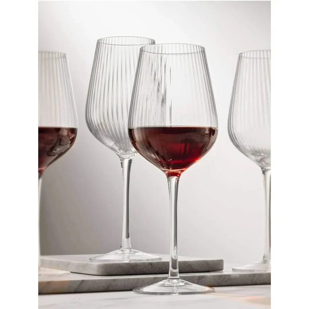 Godinger Silver Clear Wine Glasses - Set of 4