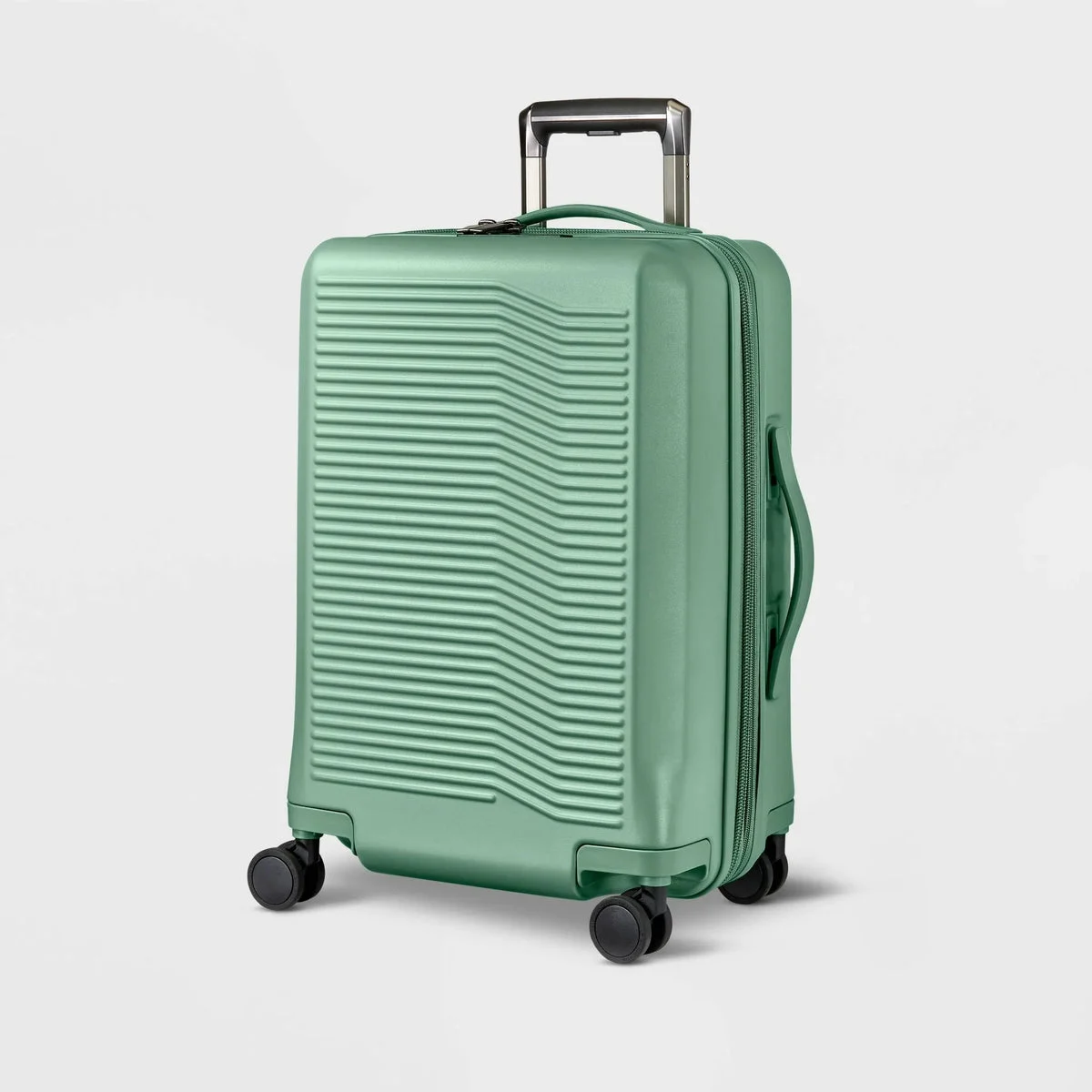 Open Story Hardside Carry-On Spinner Suitcase - Matte Green