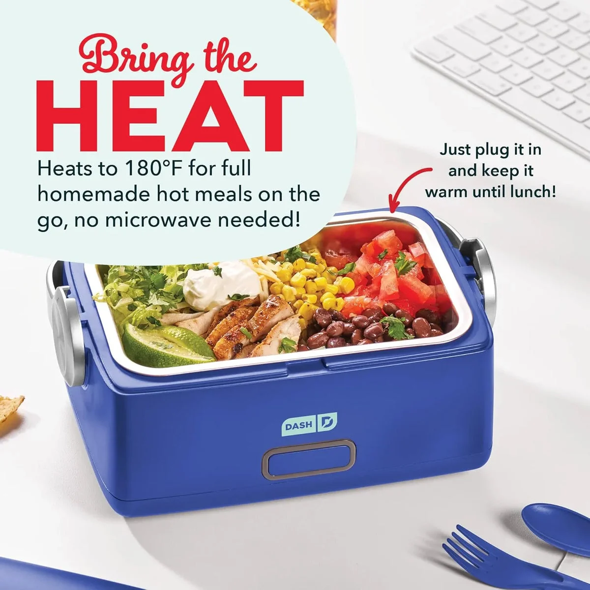 Dash Personal Food Warmer - Electric Blue