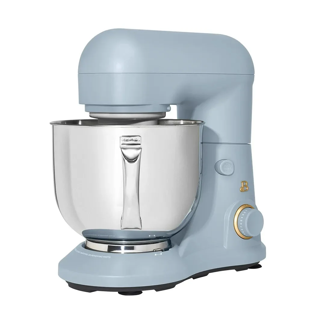 Beautiful 5.3QT Tilt-Head Stand Mixer Cornflower Blue by Drew Barrymore