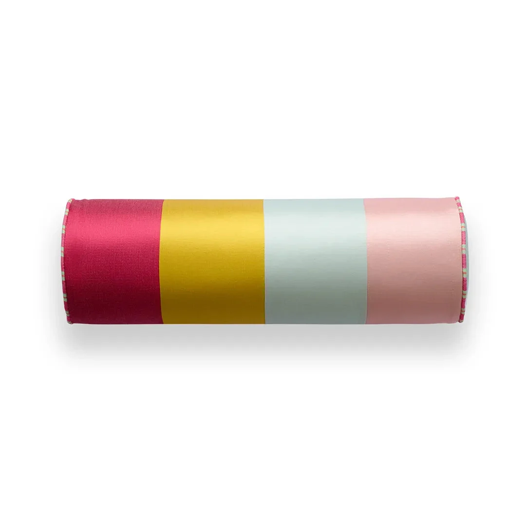 Kutnia Patchwork Bolster Pillow - Multi Color