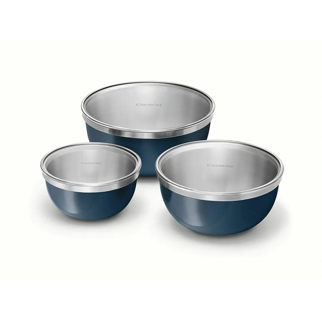 Caraway 6-Piece Mixing Bowl Set - Navy