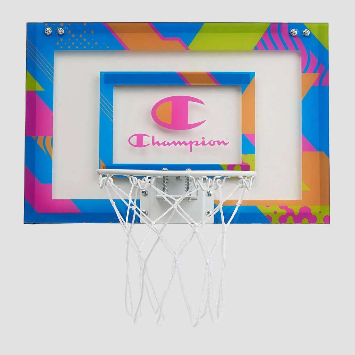 Champion Mini Basketball Hoop Set - Neon