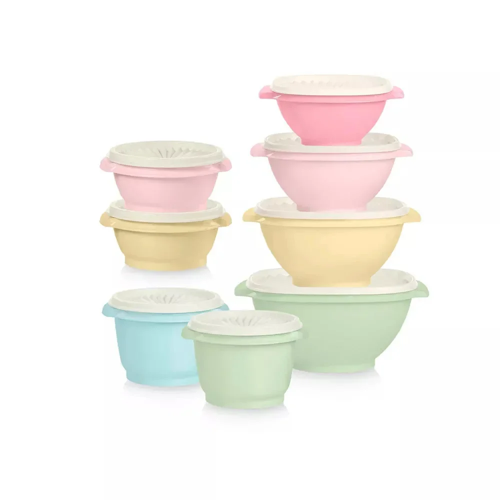 Tupperware Heritage Food Storage Container Set - Set of 8 - Vintage