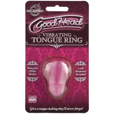 Good Head Vibrating Tongue Ring - Adult Toys