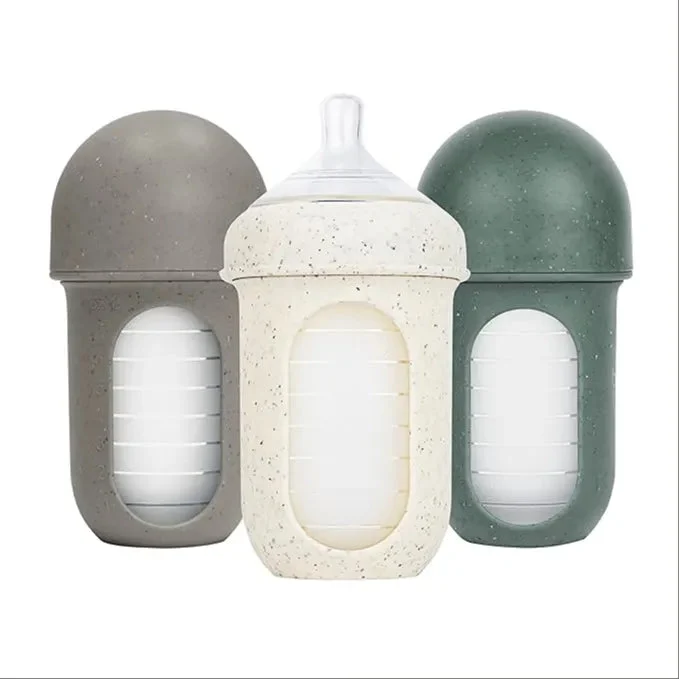 Boon Silicone Baby Bottles - Speckle Green