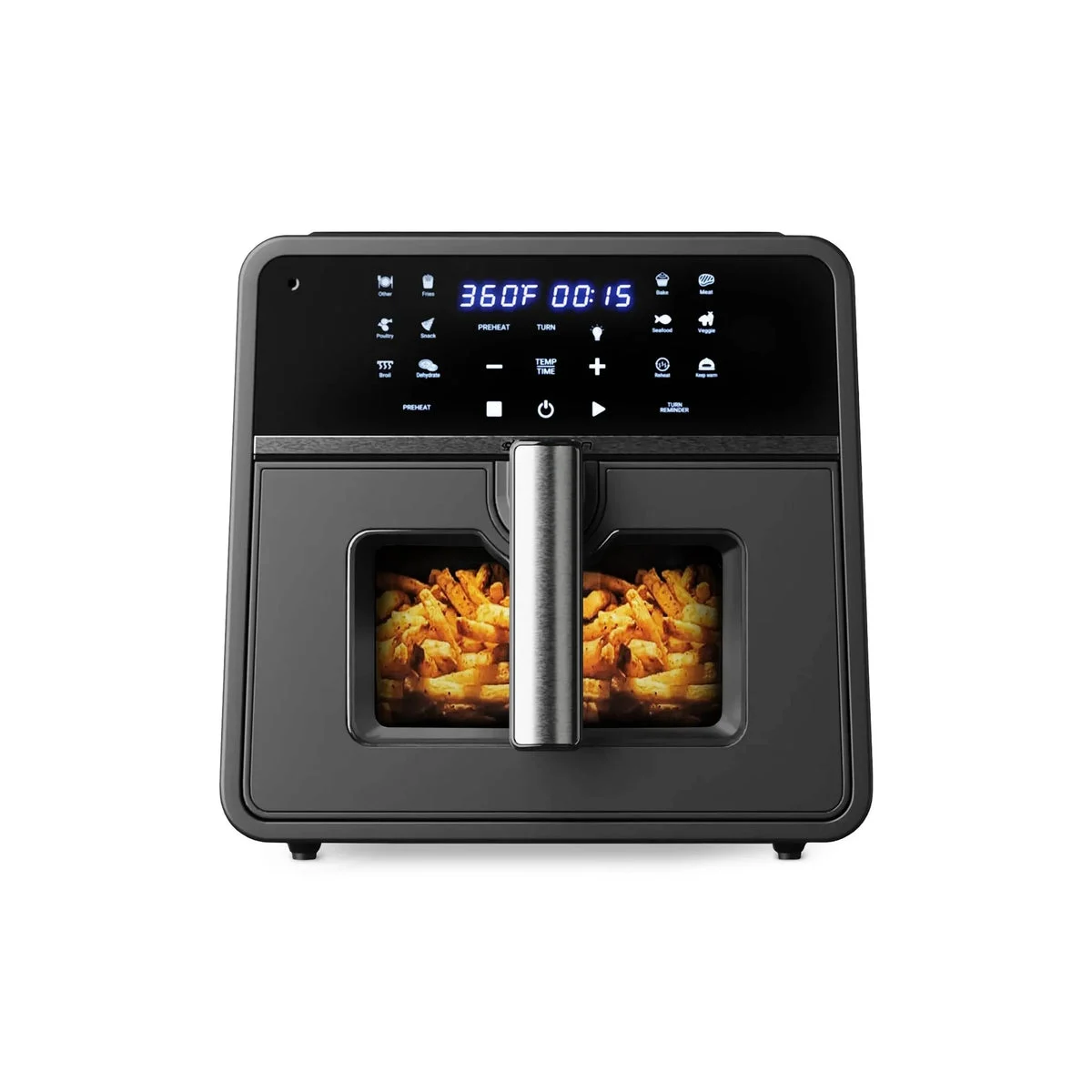 Emerson 10qt SmartVoice 6-in-1 Air Fryer - Black