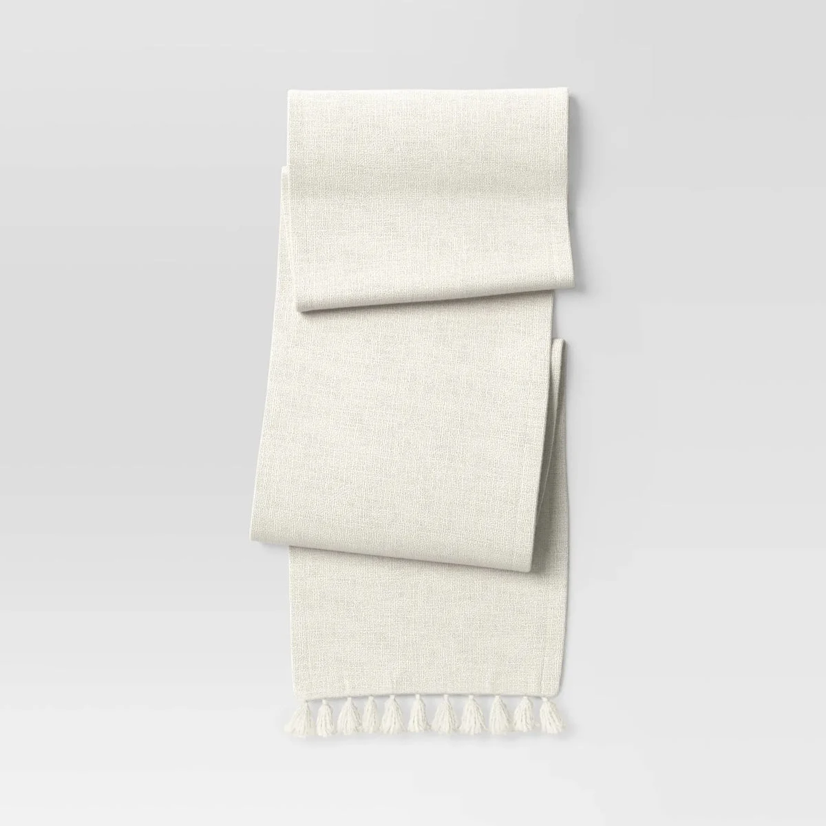 Threshold designed w/Studio McGee Cotton Textured Table Runner - Ivory