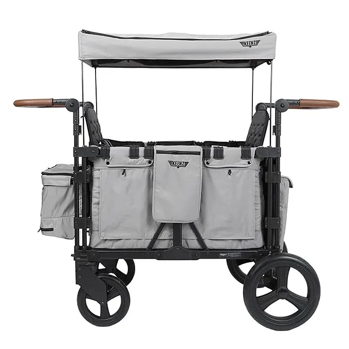 Keenz XC+ Luxury Comfort Stroller Wagon 4 Passenger - Grey