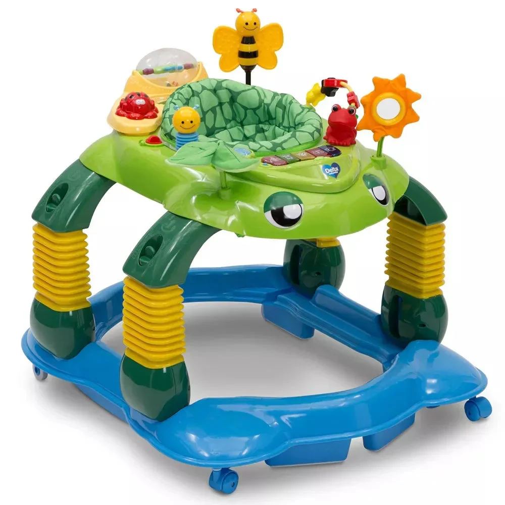 Delta Children Lil Play Station 4-in-1 Activity Walker - Mason the Turtle