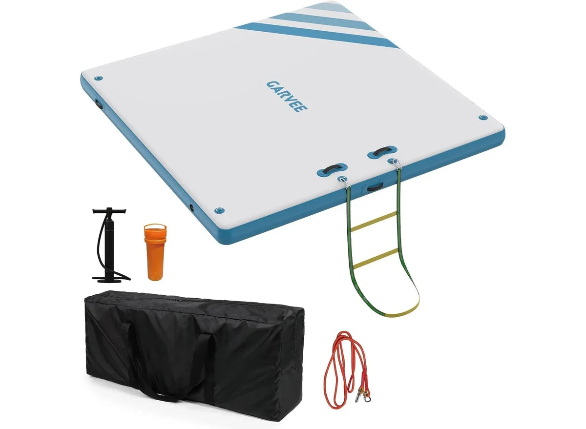 Jojoka Inflatable Dock Floating Platform - Thick Lake Floats