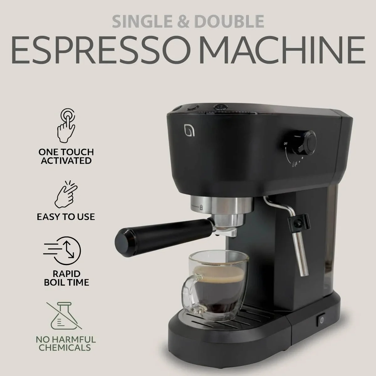 Willow Fully Automatic Espresso Machine - Black