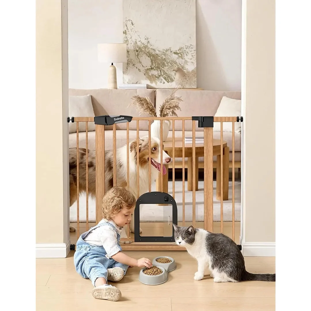 Babelio CatPrivilege Ⅲ Baby Gate with Cat Door, 29