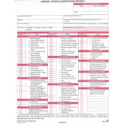 Tire Mechanic's Resource 3128DOTFORMS Annual Vehicle Inspection Report - The Main Resource