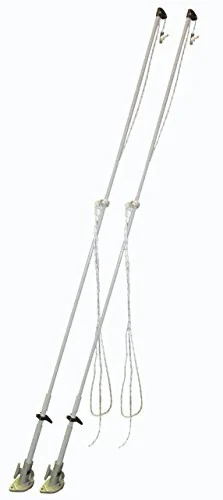 Dock Edge 3200-F Premium Mooring Whips 2pc 8ft 2,500 Lbs Up To 18ft