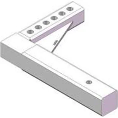 Husky Towing 2-1/2 x 2 Inch Square 14 Inch Length Shank 7-1/2 Inch Rise 10 Inch Drop 32555 32555_68